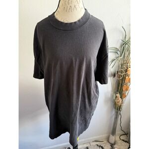 ALLSAINTS Mens Oversized Fit T Shirt X Large 100 Organic Cotton Black